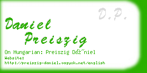 daniel preiszig business card